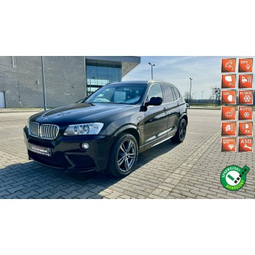 BMW X3 - 2.0d 3 X M-Pakiet 143KM ledy bi xenon skóry zamiana 1rok. gwarancji