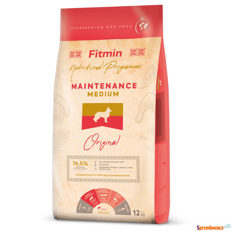 Fitmin Program Medium Maintenance - 12 kg - Karmy dla psów - Toruń