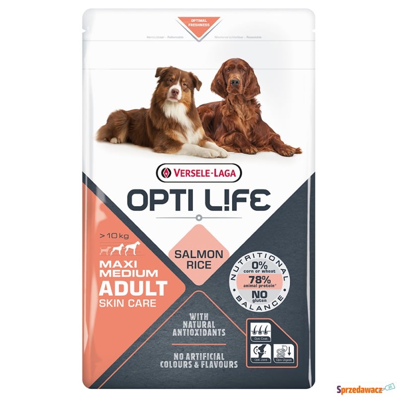 Opti Life Adult Skin Care Medium & Maxi - 2 x... - Karmy dla psów - Jawor