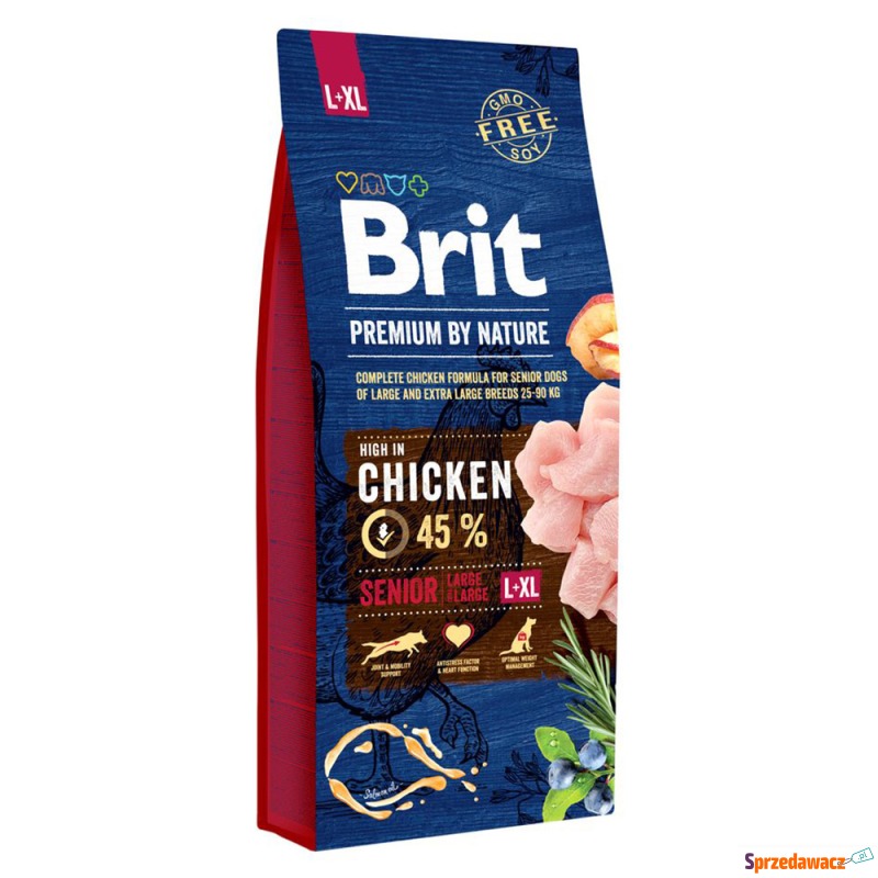 Brit Premium by Nature Senior L/XL - 15 kg - Karmy dla psów - Grudziądz