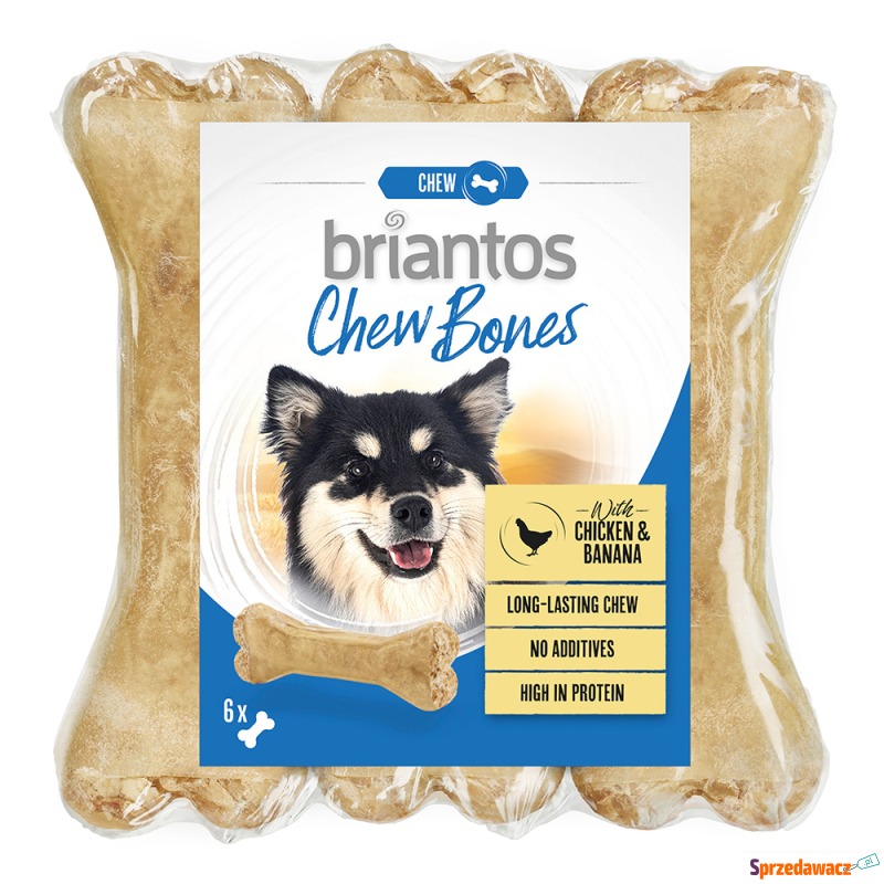 Briantos Chew Bones dla psa, kurczak i banan -... - Przysmaki dla psów - Radom