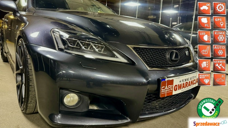 Lexus IS-F - 5.0v8 moc 450KM full led. Dolot ... - Samochody osobowe - Gdańsk