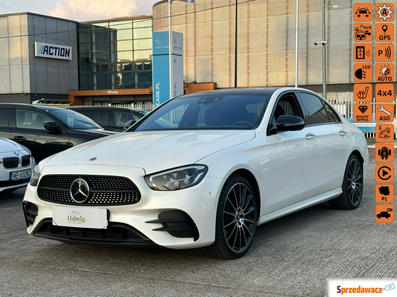 Mercedes - Benz E-klasa  Sedan/Limuzyna 2022,  2.0 - Na sprzedaż za 299 900 zł - Warszawa