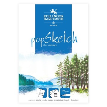 KIN BLOK SZKICOWY POPSKETCH A4 50 ARK. 100 G.