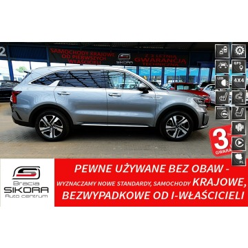 Kia Sorento - 7-OSÓB 4x4 GWARANCJA FABRYCZNA I-wł Krajowy Bezwypad Skóra+LED FV23%