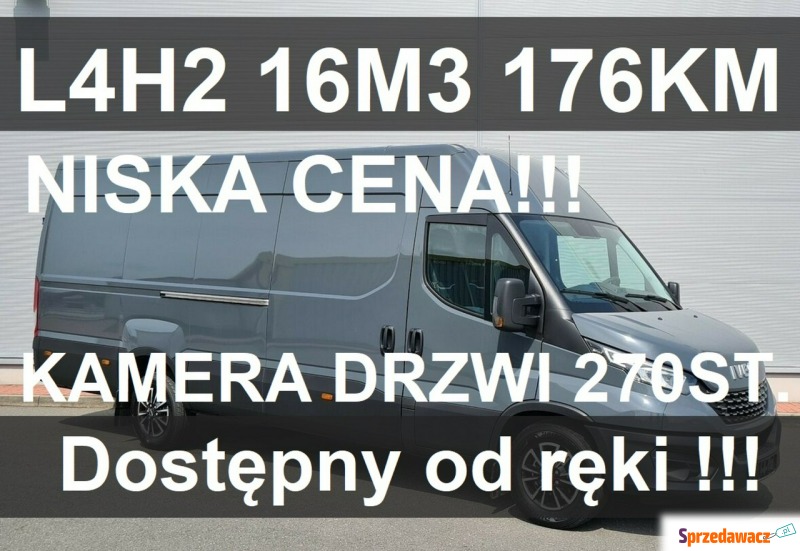 Iveco Daily 35S18 H - 16m3 L4H2  3-os. Kamera... - Dostawcze i ciężarowe - Szczecinek