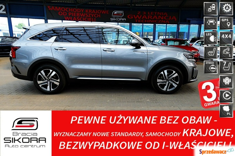 Kia Sorento  SUV 2022,  1.6 hybryda - Na sprzedaż za 199 900 zł - Katowice