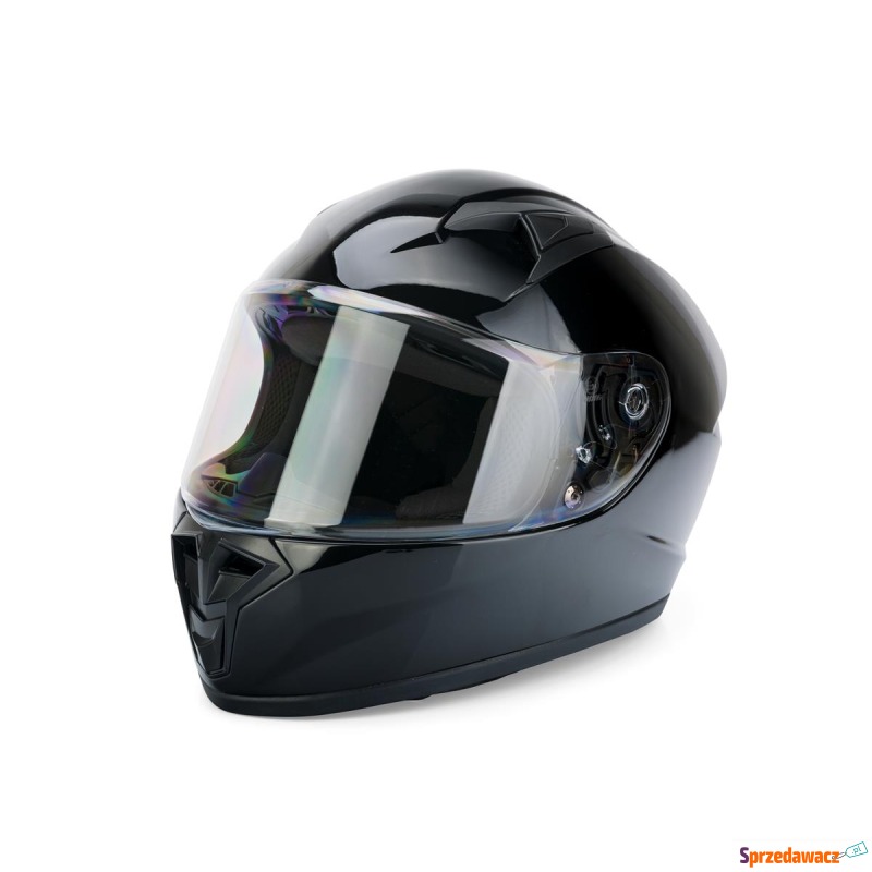 Kask PF201 czarny YM(49/50) /szcz/dziec/ (ECER22-06) - Kaski motocyklowe - Płock