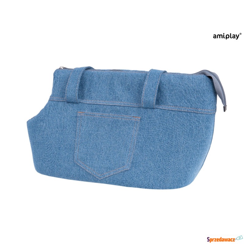 AMIPLAY torba transportowa denim s niebieski - Akcesoria dla psów - Kwidzyn