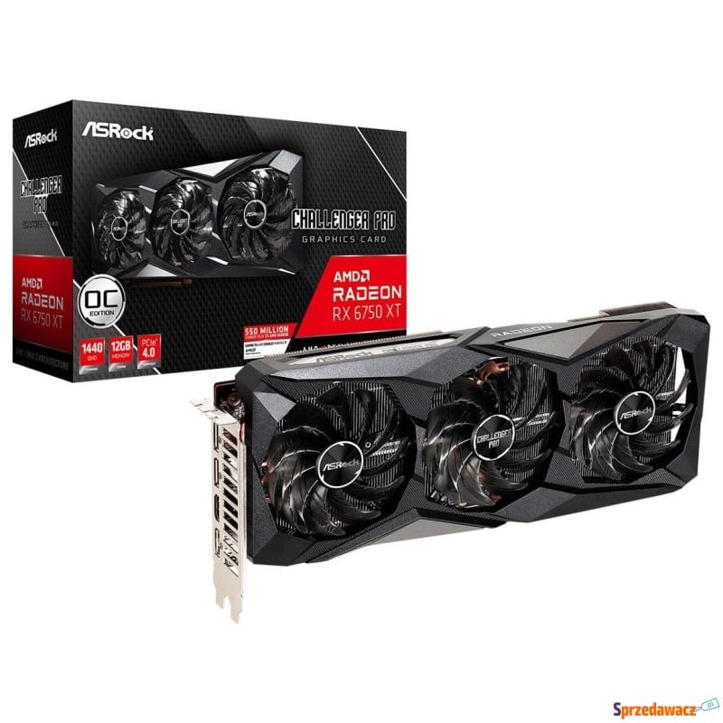 ASRock Radeon RX 6750 XT Challenger Pro OC 12GB... - Karty graficzne - Skierniewice