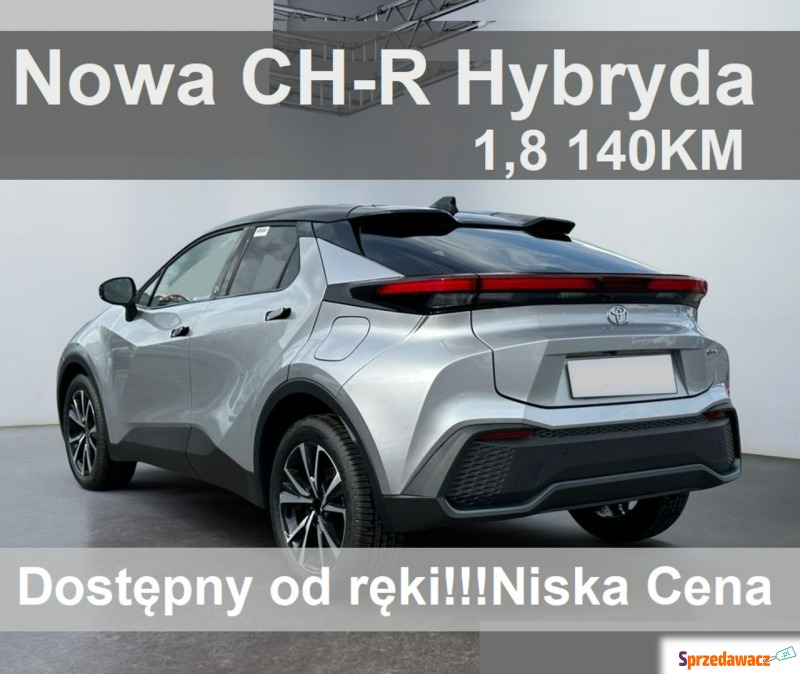 Toyota C-HR  SUV 2024,  1.8 hybryda - Na sprzedaż za 141 900 zł - Szczecinek