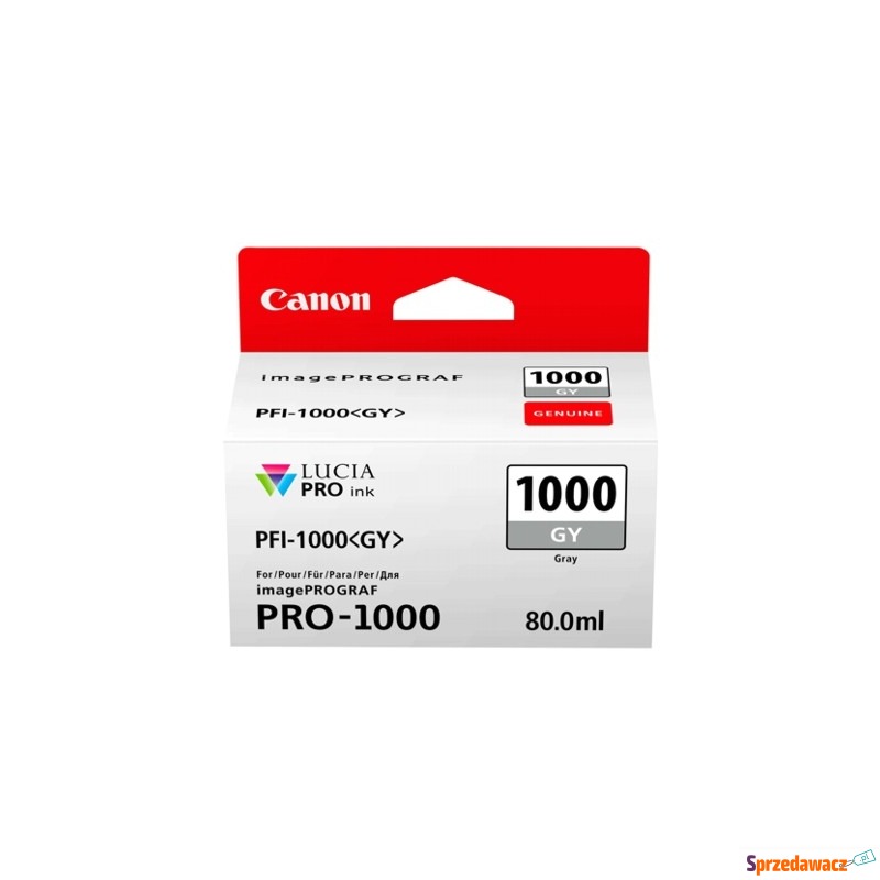 Tusz Oryginalny Canon PFI-1000GY (0552C001) (... - Tusze, tonery - Brzeg