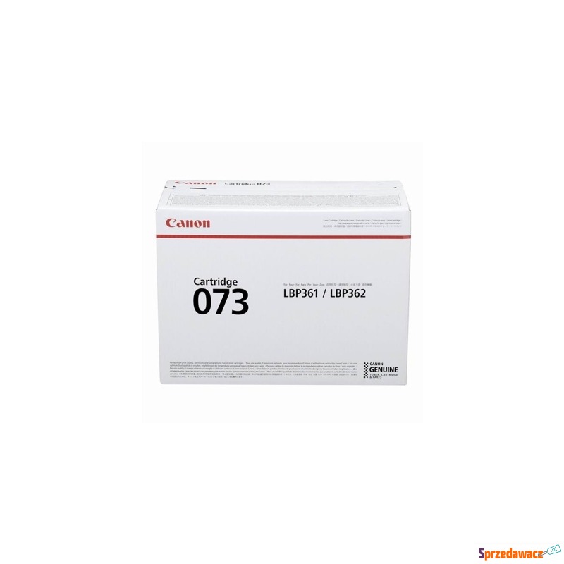 Toner Oryginalny Canon CRG-073 (5724C001) (Czarny)... - Tusze, tonery - Inowrocław