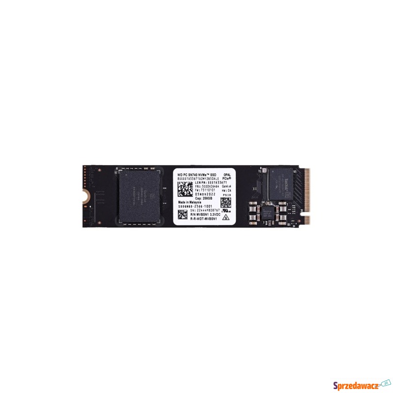 Dysk SSD Western Digital SN740 SSD256 NVMe M.2... - Dyski twarde - Ciechanów
