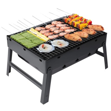 Mini grill wĘglowy turystyczny przenoŚny walizka e-6255