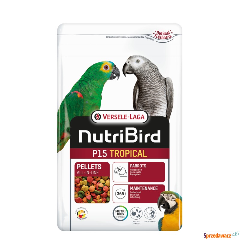 Pokarm dla papug Nutribird P15 Tropical - 3 kg - Karmy dla ptaków - Słupsk