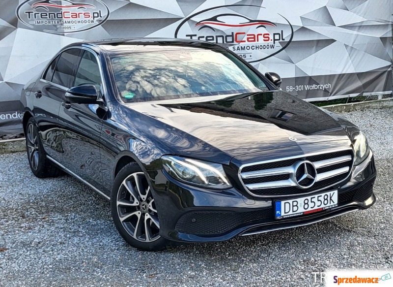 Mercedes E 220 D 4Matic, 2018, 194 KM,  - Samochody osobowe - Wałbrzych