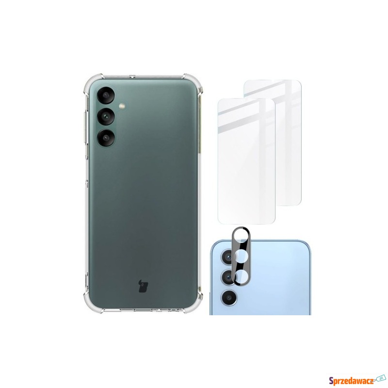 Etui + 2x szkło + obiektyw Bizon Case Clear Pack... - Etui na telefon - Warszawa