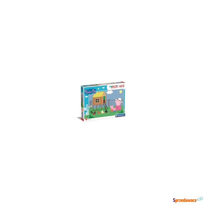  Puzzle 60 el. Maxi Super Kolor Peppa Pig Clementoni - Puzzle - Kraśnik