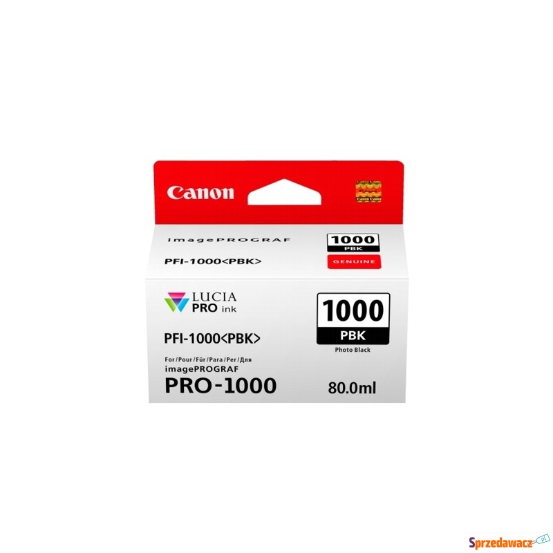 Tusz Oryginalny Canon PFI-1000PBK (0546C001)... - Tusze, tonery - Inowrocław