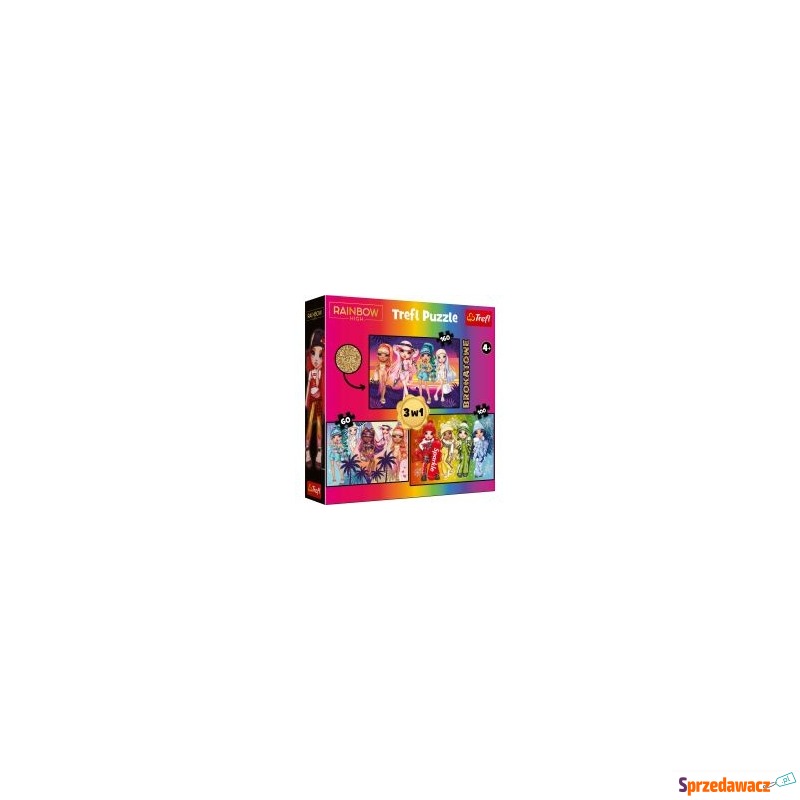  Puzzle 3w1 Rainbow High Trefl - Puzzle - Tychy