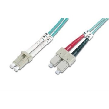 Patchcord światłowodowy DIGITUS LC/SC duplex MM 50/125 OM3 1m