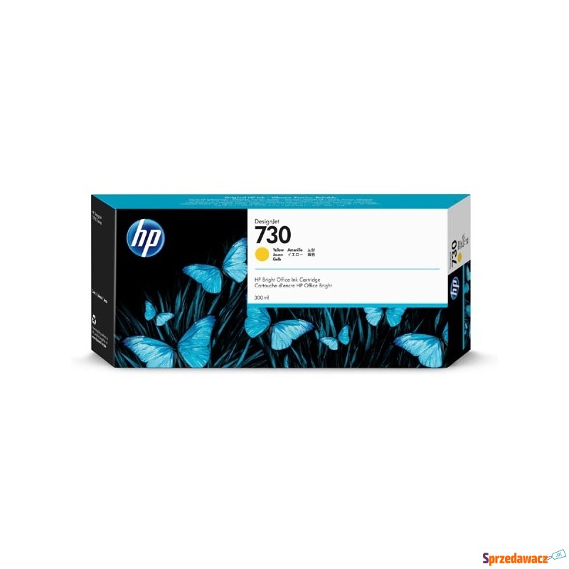 HP oryginalny ink P2V70A, HP 730, yellow, 300ml,... - Tusze, tonery - Domaszowice