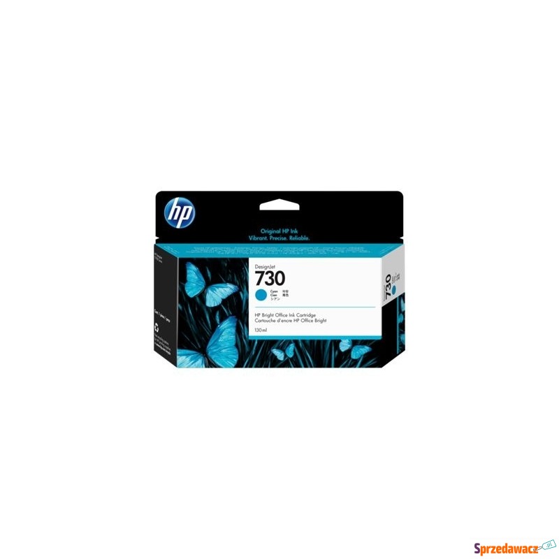 HP Atrament 730 130-ml Cyan DesignJet Ink - Tusze, tonery - Ostrołęka