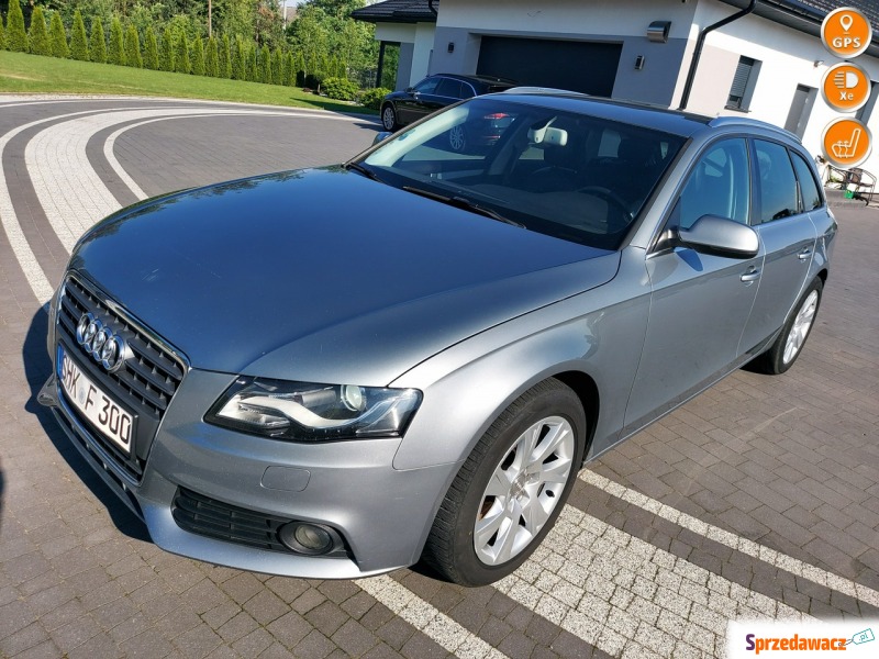 Audi A4 - xenon led navi chromy ładny egzemplarz - Samochody osobowe - Drelów