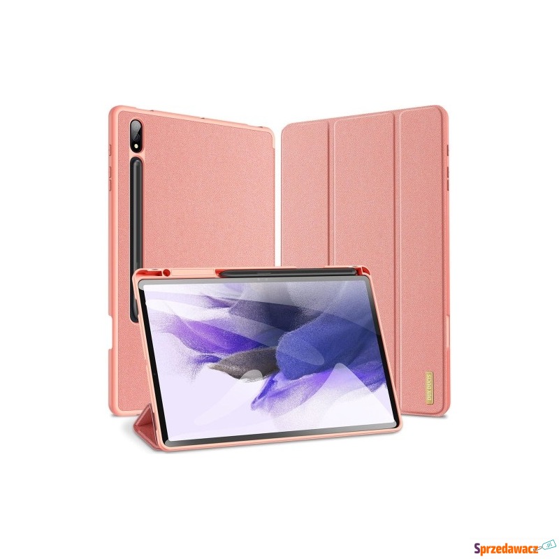 Etui Dux Ducis Domo do Galaxy Tab S9 Plus, różowe - Torby, plecaki do laptopów - Jastarnia