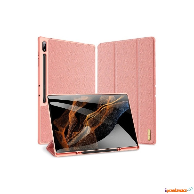 Etui Dux Ducis Domo do Galaxy Tab S9 Ultra, różowe - Torby, plecaki do laptopów - Dąbrowa Górnicza