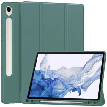 Etui Bizon Case Tab Lizard do Galaxy Tab S9, ciemnozielone