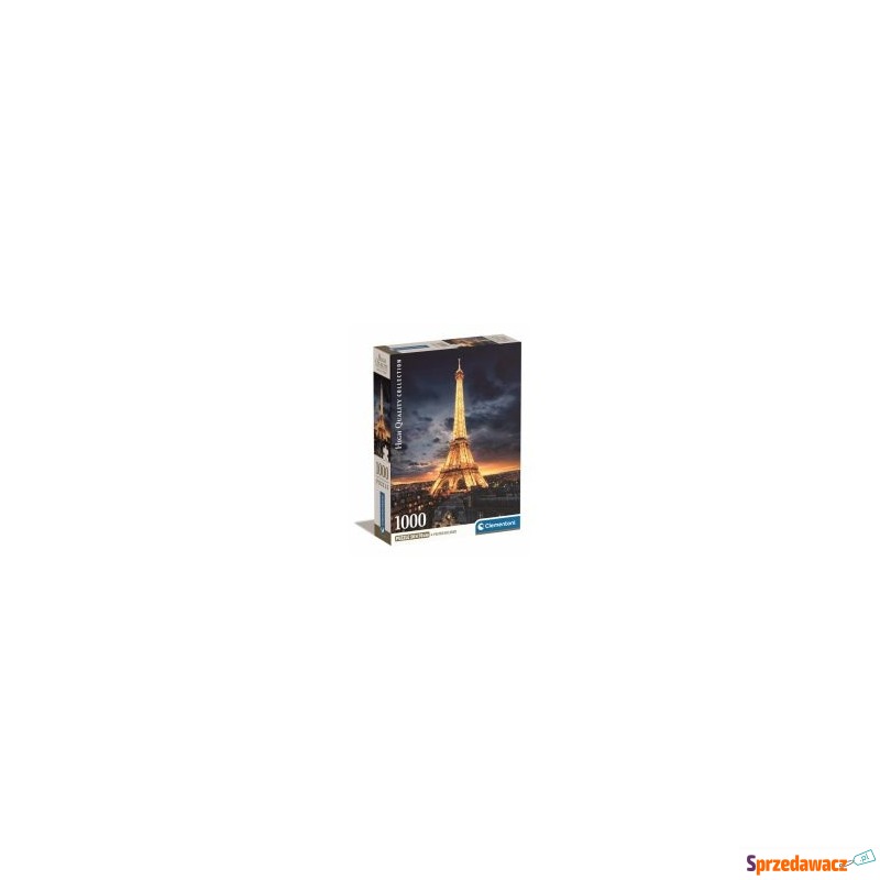 Puzzle 1000 el. Compact Tour Eiffel Clementoni - Puzzle - Chełm