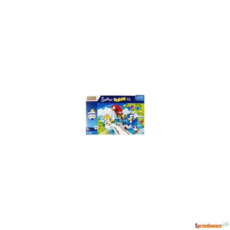  Puzzle 160 el. Super Shape XL Wesoły Sonic Trefl - Puzzle - Chorzów