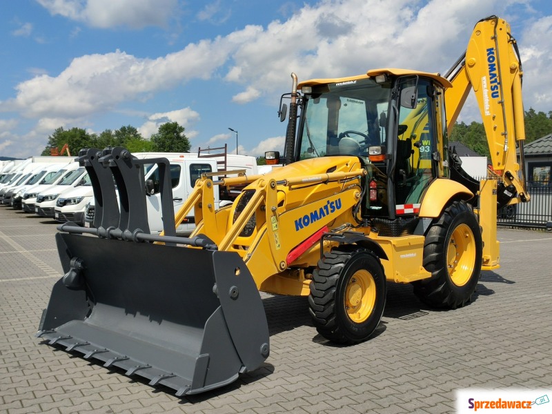 Komatsu WB93R-5E0 Szybko Złącze Zadbana Super... - Pojazdy specjalistyczne - Widełki