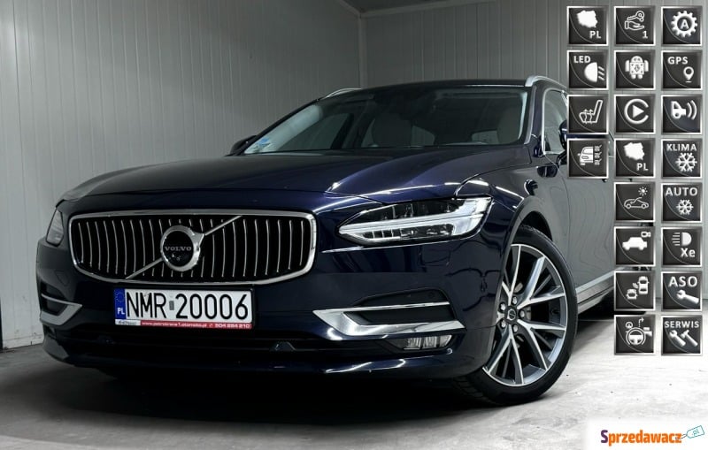 Volvo V90 2016,  2.0 diesel - Na sprzedaż za 96 900 zł - Mrągowo