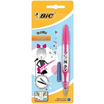 Pióro wieczne dla dziewczynki manga bic easy click