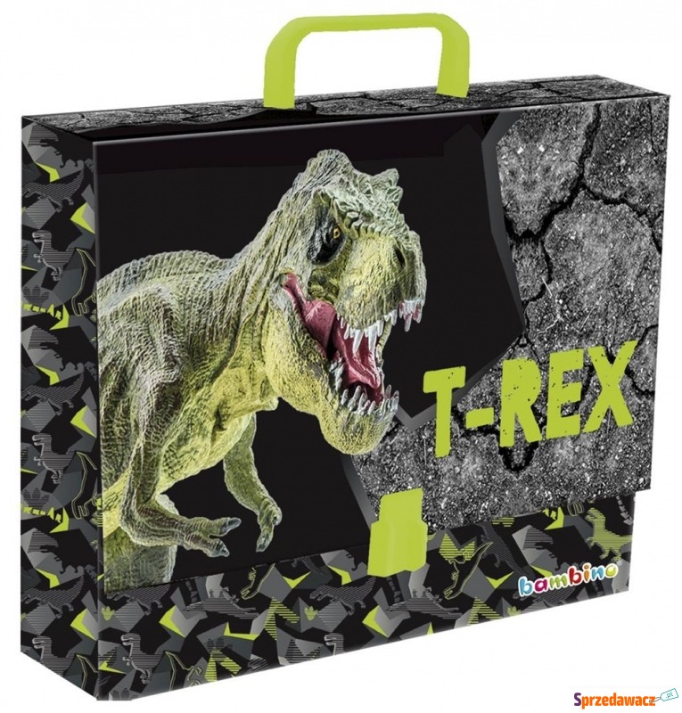 Teczka z rączką A4 XL T-Rex dinozaur - Artykuły papiernicze... - Kalisz