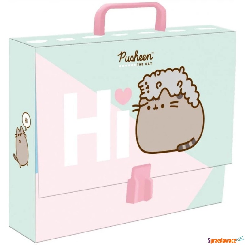 Teczka z rączką dla dziewczynki A4 Pusheen XL - Artykuły papiernicze... - Wyszków