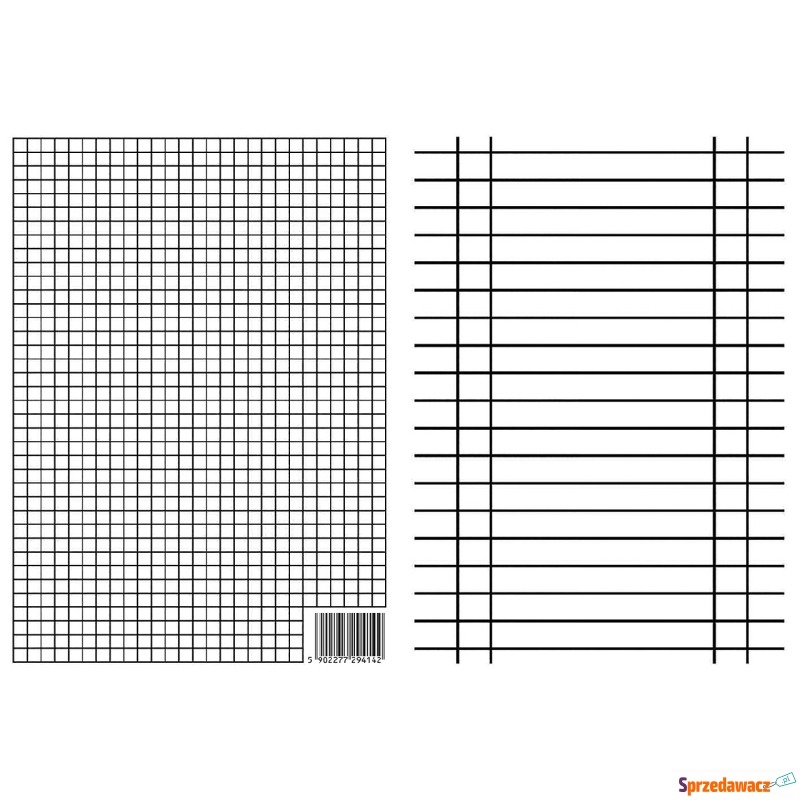 Liniuszek A4 kratka linia 170g - Artykuły papiernicze... - Legnica