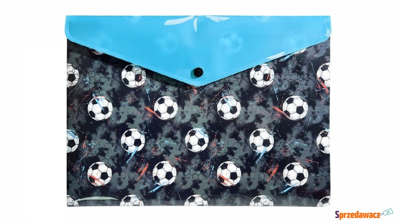 Teczka kopertowa plastikowa dla chlopca piłki - Teczki na dokumenty - Konin
