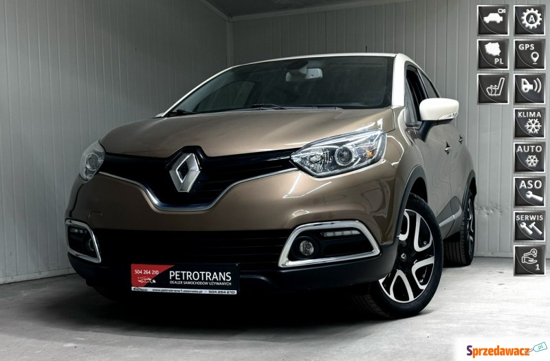 Renault Captur  Hatchback 2016,  1.2 benzyna - Na sprzedaż za 48 900 zł - Mrągowo