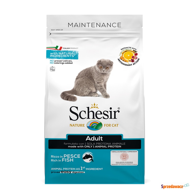 Schesir Adult Maintenance, ryba - 2 x 1,5 kg - Karmy dla kotów - Pabianice
