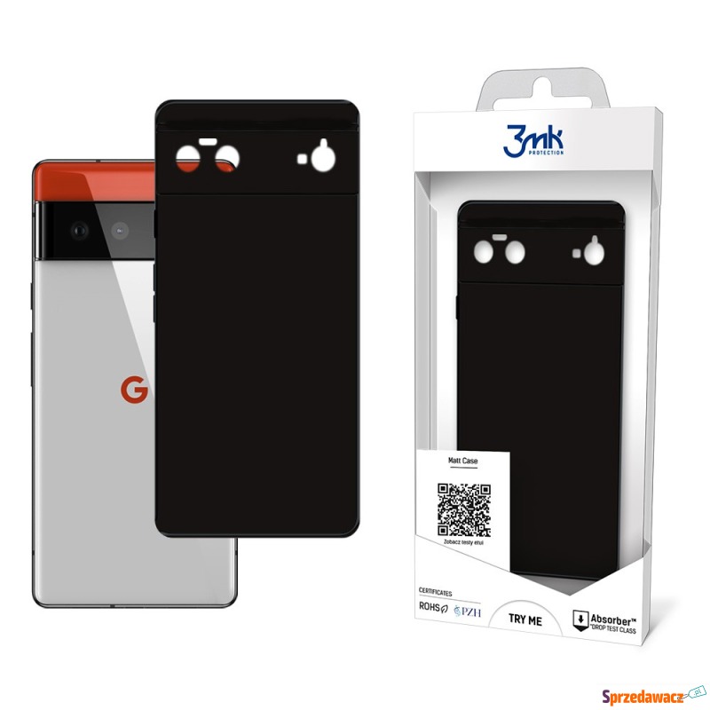 3mk Matt Case black do Google Pixel 6 Pro 5G - Etui na telefon - Bielsko-Biała