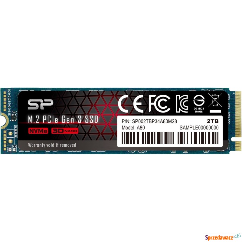 Silicon Power P34A80 M.2 NVMe PCIe 2TB - Dyski twarde - Chorzów