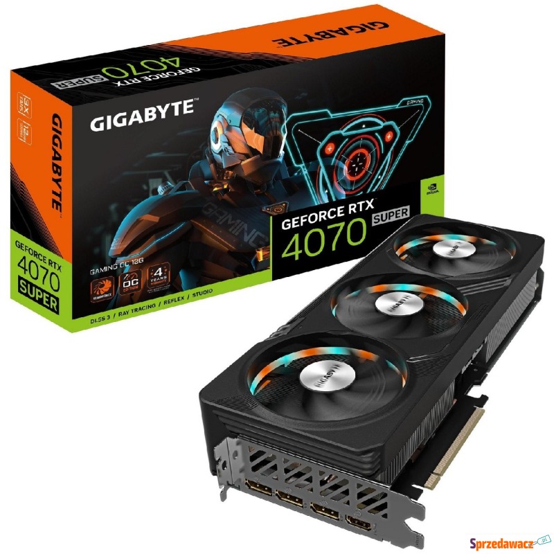 Gigabyte GeForce RTX 4070 SUPER GAMING OC 12GB... - Karty graficzne - Toruń