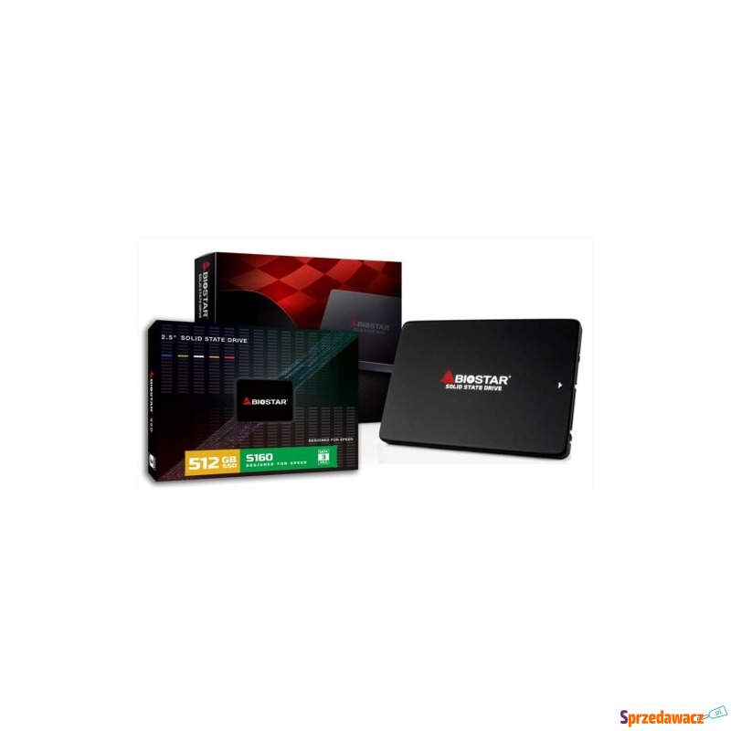 Dysk SSD Biostar S160 512GB SATA - Dyski twarde - Gliwice