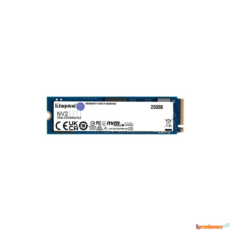 Dysk SSD Kingston NV2 (250GB; M.2 2280; PCIe 4.0... - Dyski twarde - Kędzierzyn-Koźle