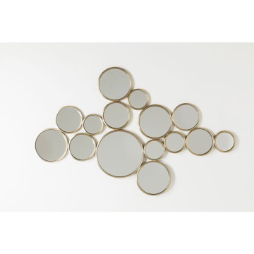 Lustro Bubbles Brass 93x138cm Kare