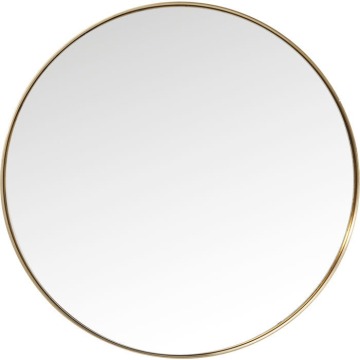 Lustro Curve Round Brass śr. 100 cm Kare